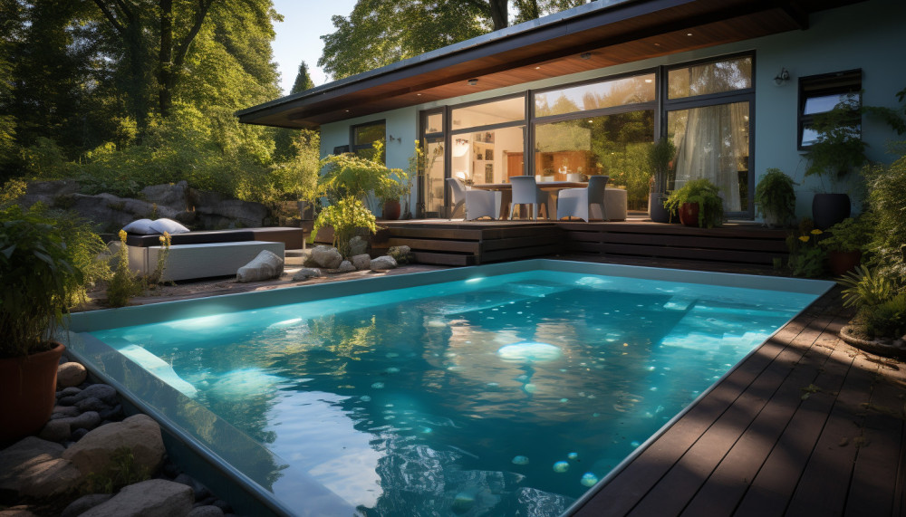 What is required for the installation of a swimming pool at home?